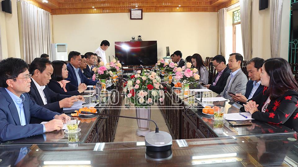 Huyện Vụ Bản tổ chức gặp mặt các cơ quan báo chí