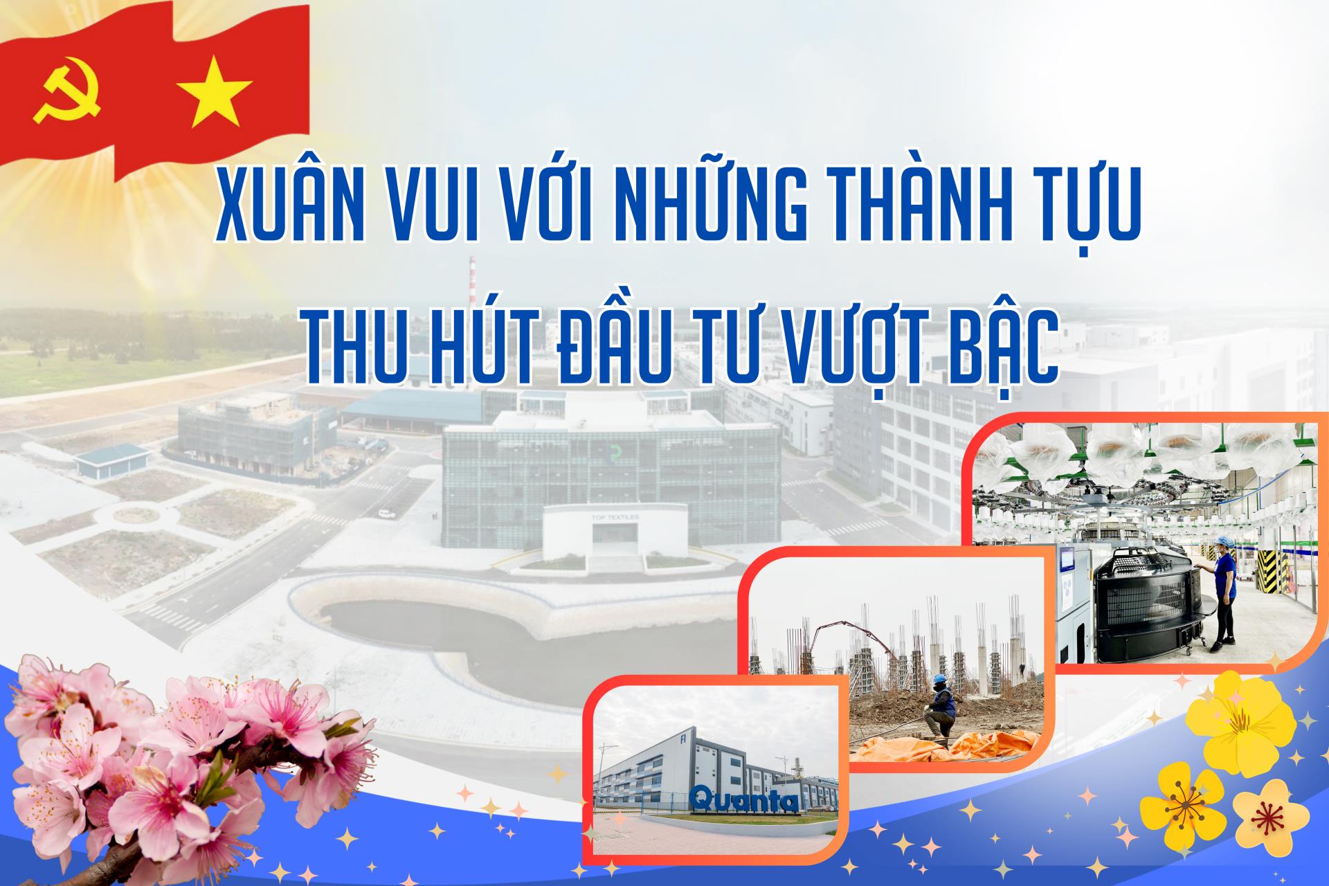 Xuân vui với những thành tựu thu hút đầu tư vượt bậc