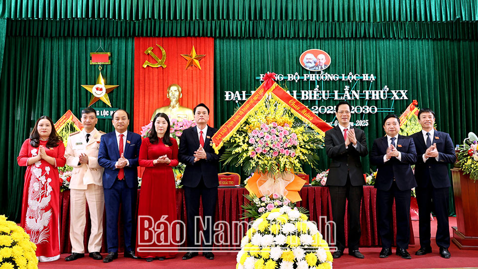 Đại hội đại biểu Đảng bộ phường Lộc Hạ nhiệm kỳ 2025-2030