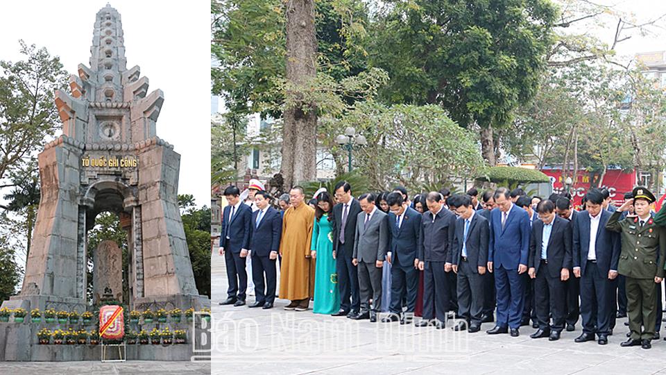 Dâng hương tưởng nhớ các Anh hùng Liệt sĩ nhân dịp Tết Nguyên đán Ất Tỵ - 2025