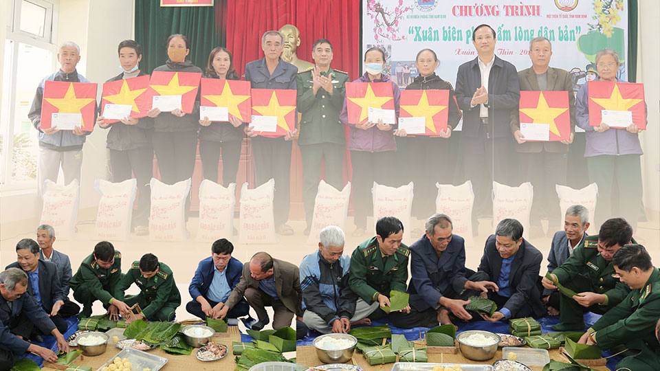 Tết của những người lính biên phòng