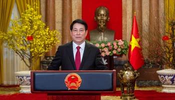 THÔNG ĐIỆP CHÚC TẾT ẤT TỴ 2025 CỦA CHỦ TỊCH NƯỚC LƯƠNG CƯỜNG