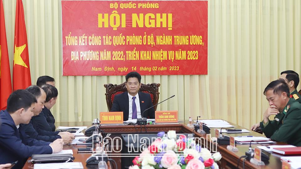 Triển khai nhiệm vụ công tác quốc phòng năm 2023