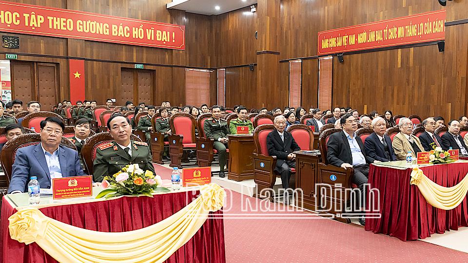 Gặp mặt lãnh đạo, nguyên lãnh đạo Công an 3 tỉnh Nam Định, Hà Nam, Ninh Bình