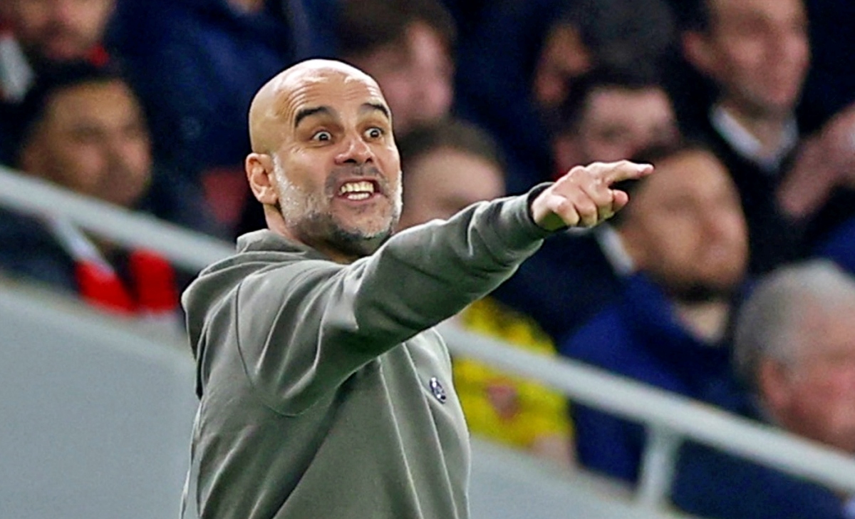 Arsenal giúp HLV Pep Guardiola có chỉ số “lạ nhất” sự nghiệp