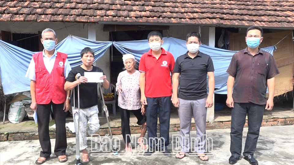 Hội Chữ thập đỏ Mỹ Lộc với Cuộc vận động “Mỗi tổ chức, mỗi cá nhân gắn với một địa chỉ nhân đạo”