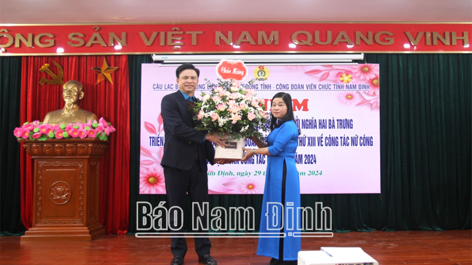 Đẩy mạnh công tác nữ công