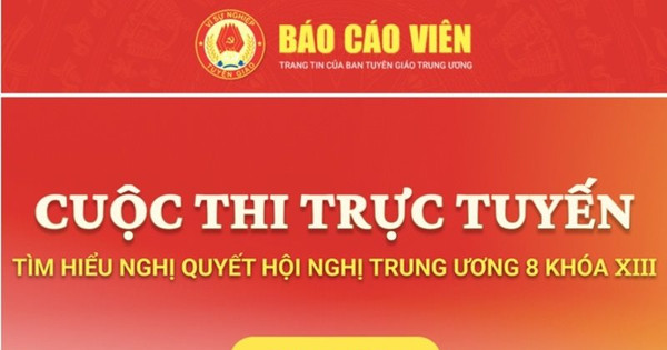 Tích cực tham gia cuộc thi trực tuyến tìm hiểu Nghị quyết Hội nghị Trung ương 8 (khóa XIII)