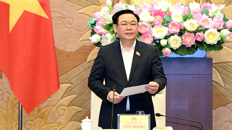 Chủ tịch Quốc hội chủ trì họp về Luật Công nghiệpquốc phòng, an ninh và động viên công nghiệp