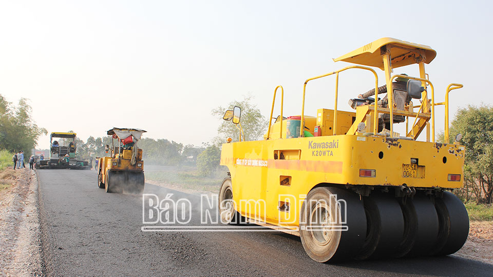 Mỹ Lộc tạo đột phá phát triểntừ các dự án hạ tầng kỹ thuật