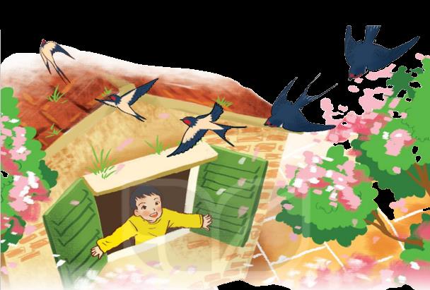 Thênh thang cánh én báo Xuân