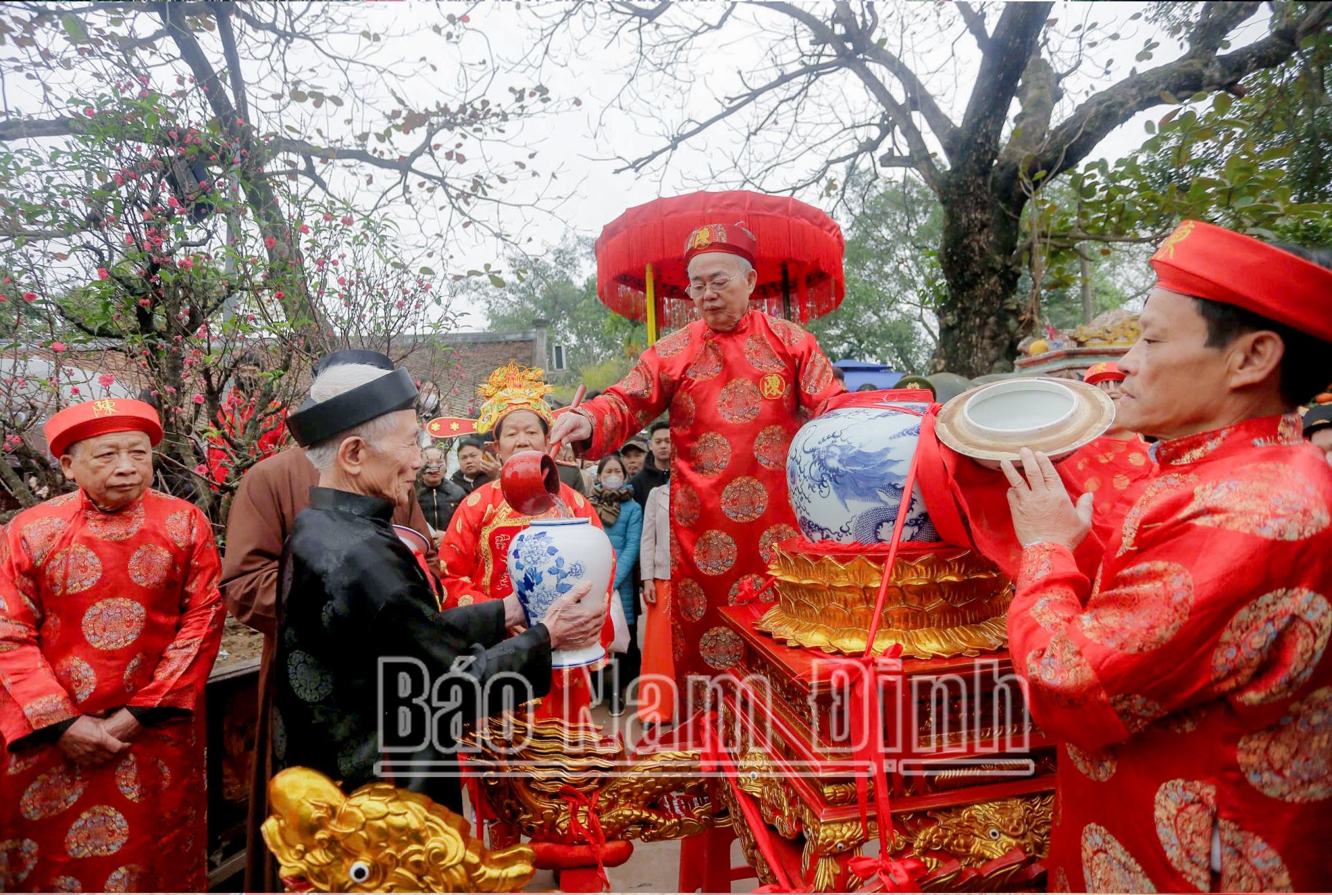 Tổ chức trang trọng Lễ rước Nước, tế Cá tại Đền Trần Xuân Ất Tỵ 2025
