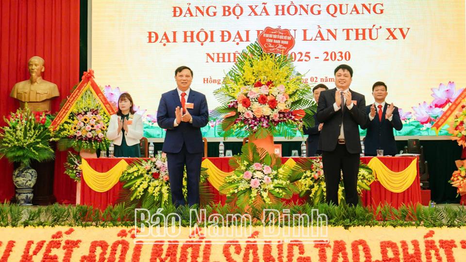 Đại hội Đảng bộ xã Hồng Quang nhiệm kỳ 2025-2030