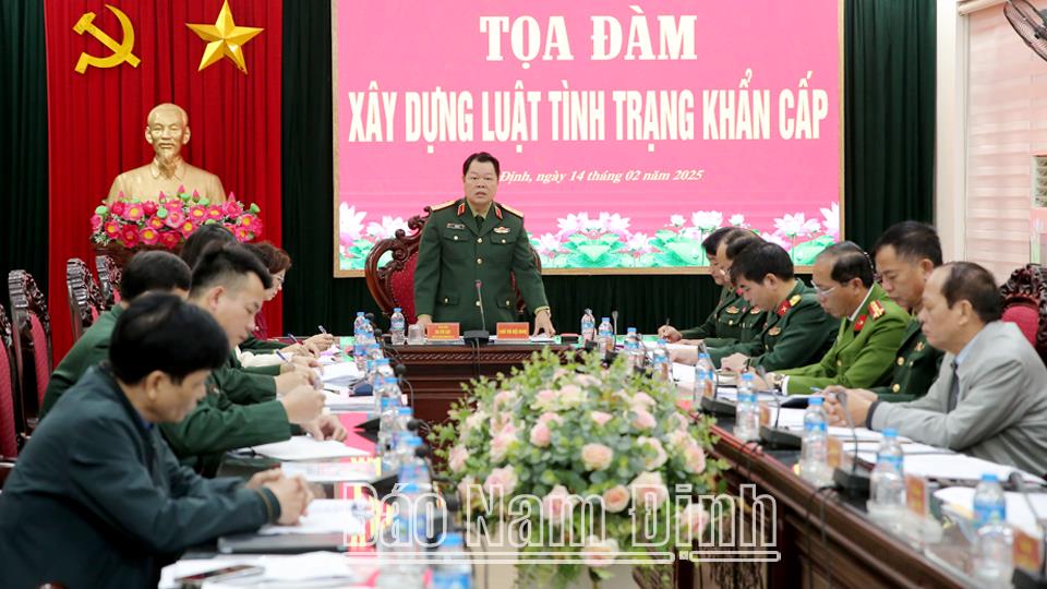 Tọa đàm xây dựng Luật Tình trạng khẩn cấp