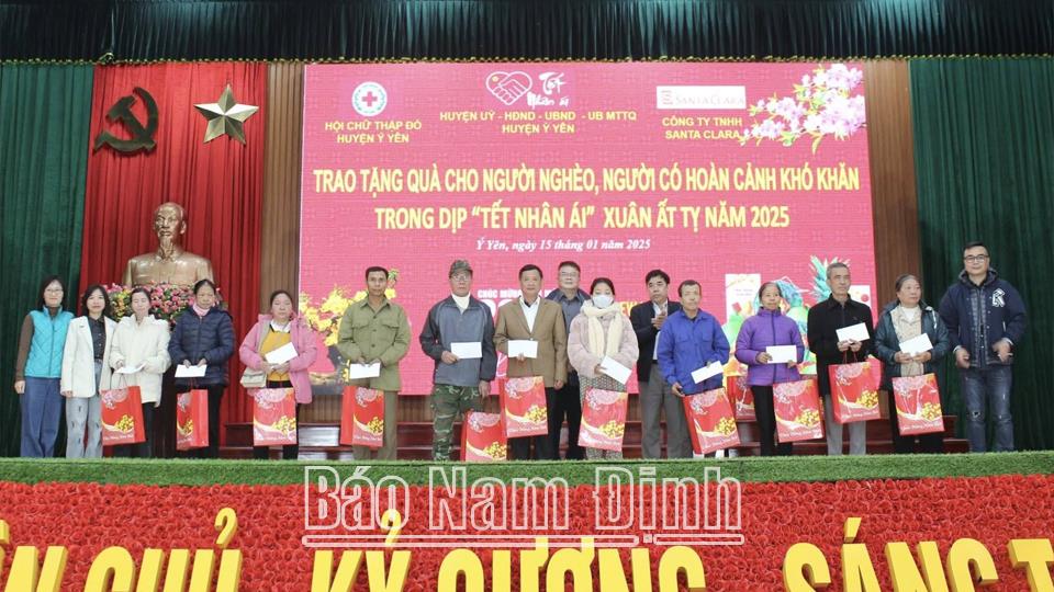 Ý Yên nhân rộng các hoạt độngnhân đạo, từ thiện