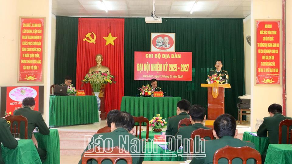 Đảng bộ Bộ đội Biên phòng tỉnh hoàn thành đại hội chi bộ trực thuộc