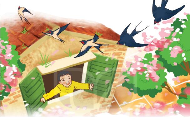 Thênh thang cánh én báo Xuân