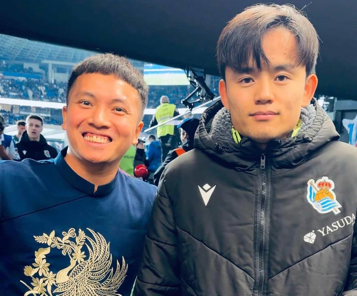 Đỗ Kim Phúc giao lưu với "Messi Nhật Bản" tại Tây Ban Nha