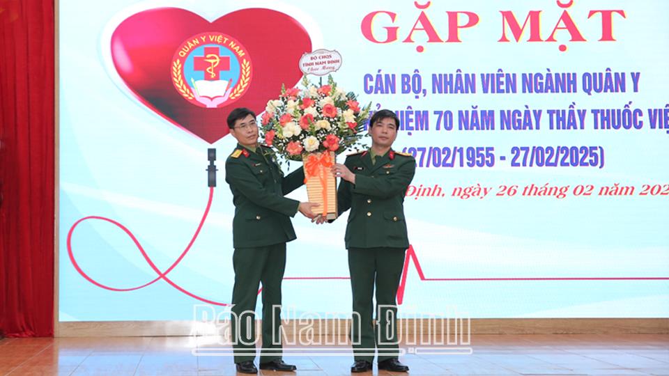 Gặp mặt cán bộ, nhân viên Quân y nhân kỷ niệm 70 năm Ngày Thầy thuốc Việt Nam