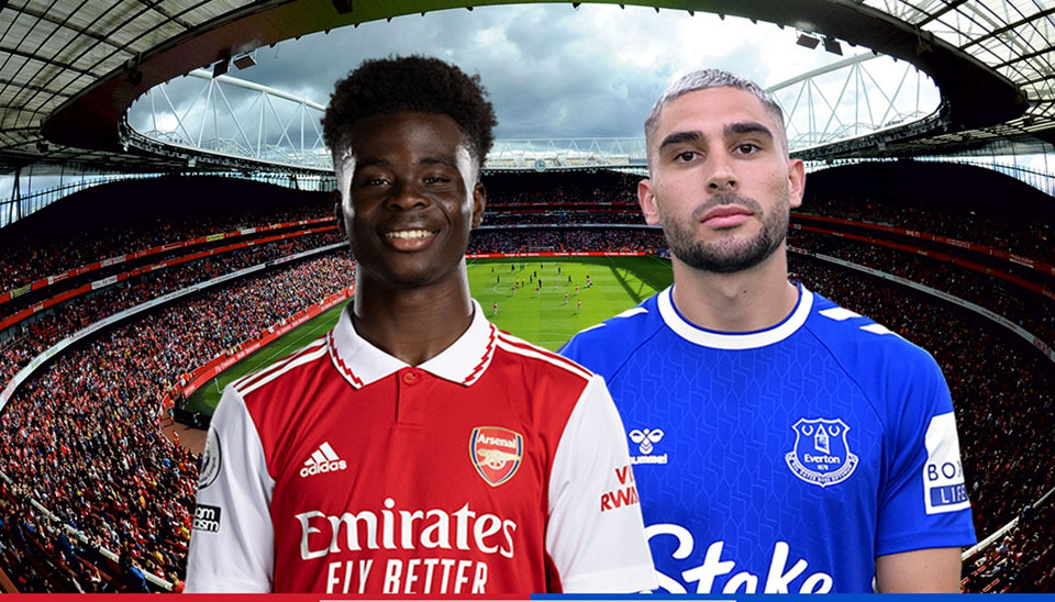 Dự đoán tỷ số, đội hình xuất phát trận Arsenal - Everton