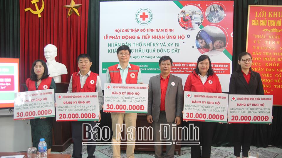 Phát động ủng hộ nhân dân Thổ Nhĩ Kỳ và Syria khắc phục thảm họa động đất