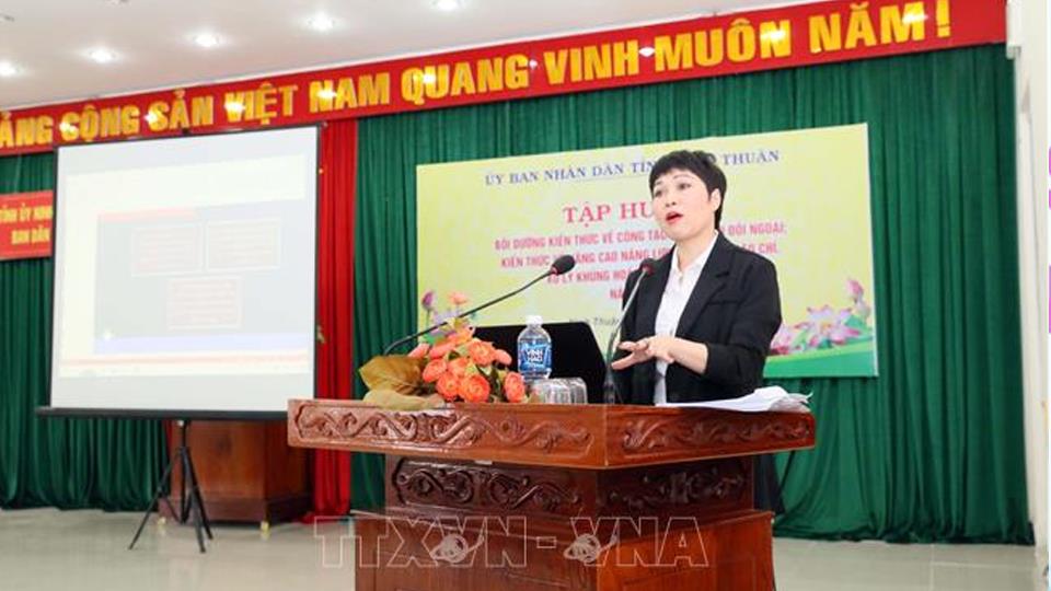 Nâng cao kỹ năng thông tin đối ngoại,năng lực thông tin báo chí