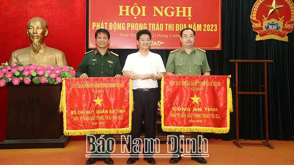 Khối các cơ quan Nội chính phát động phong trào thi đua năm 2023