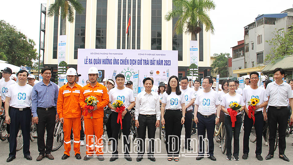 Lễ ra quân hưởng ứng Chiến dịch Giờ Trái đất năm 2023