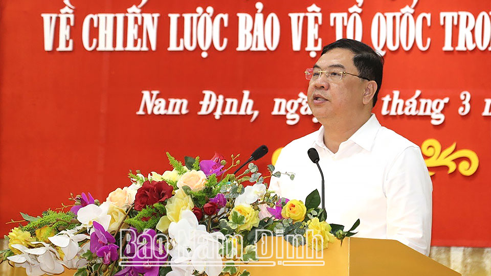 Tiếp tục thực hiện hiệu quả Chiến lược bảo vệ Tổ quốc trong tình hình mới