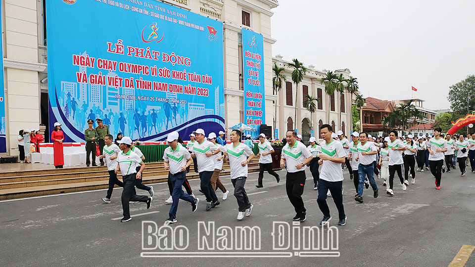 Lễ phát động Ngày chạy Olympic Vì sức khỏe toàn dân năm 2023