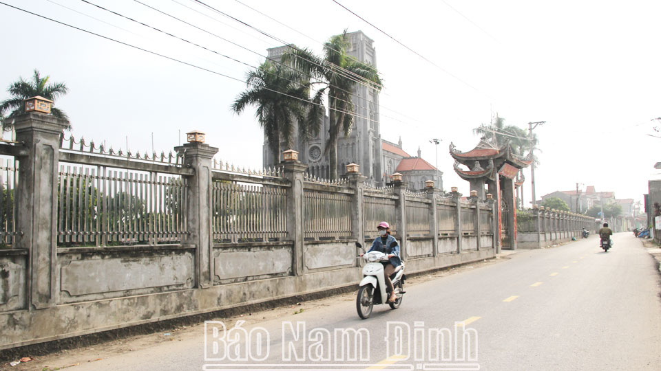 Đồng bào Công giáo Vụ Bản đẩy mạnh phong trào xây dựng nông thôn mới nâng cao, kiểu mẫu