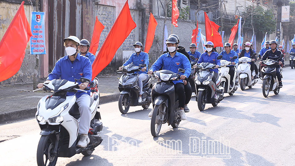 Kỷ niệm 92 năm Ngày thành lập Đoàn TNCS Hồ Chí Minh (26-3-1931 - 26-3-2023): Phát huy vai trò xung kích tình nguyện vì cộng đồng của tuổi trẻ
