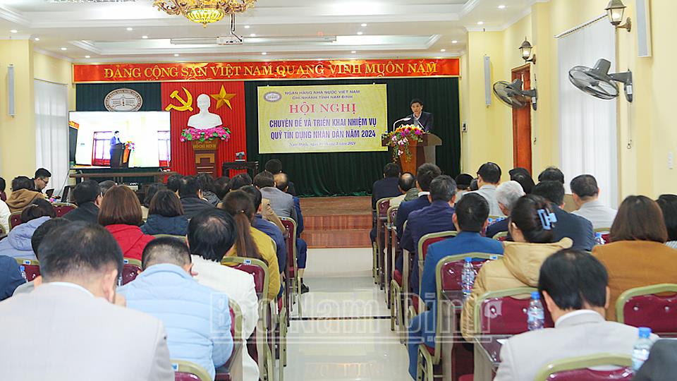 Ngân hàng Nhà nước Chi nhánh tỉnh triển khai nhiệm vụ Quỹ tín dụng nhân dân năm 2024