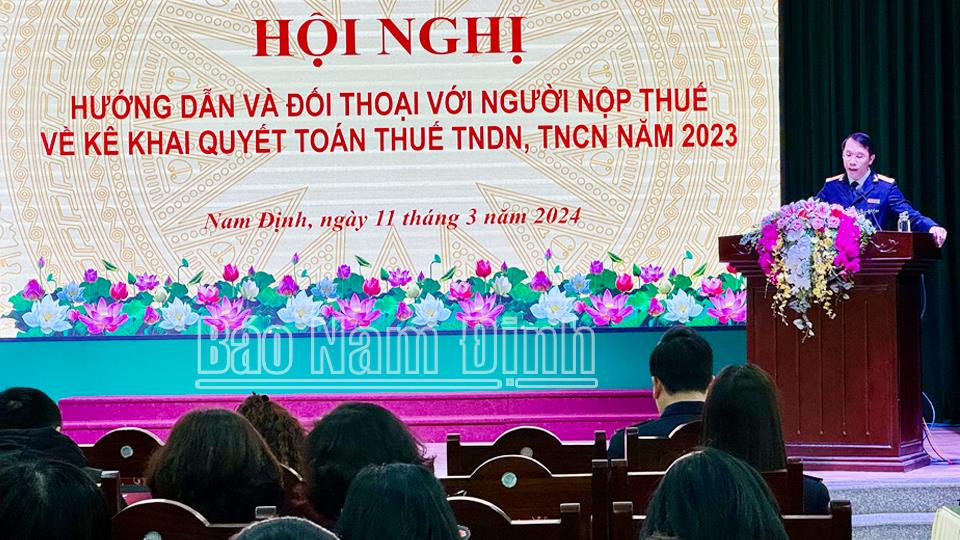 Cục Thuế tỉnh hướng dẫn kê khai quyết toán thuế thu nhập doanh nghiệp, thu nhập cá nhân