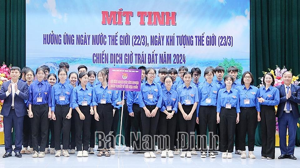 Mít tinh hưởng ứng Ngày Nước thế giới, Ngày Khí tượng thế giới và Chiến dịch Giờ trái đất năm 2024