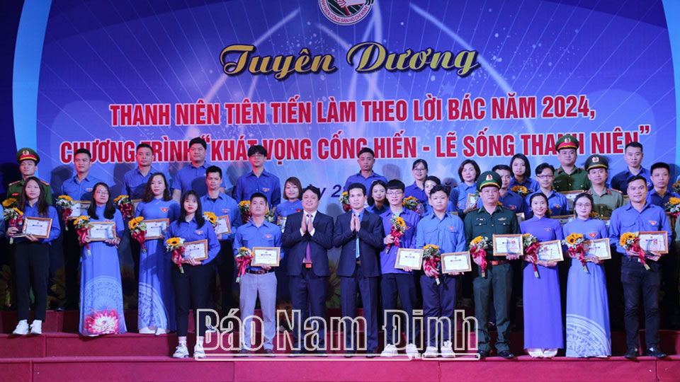 Tuyên dương thanh niên tiên tiến làm theo lời Bác năm 2024