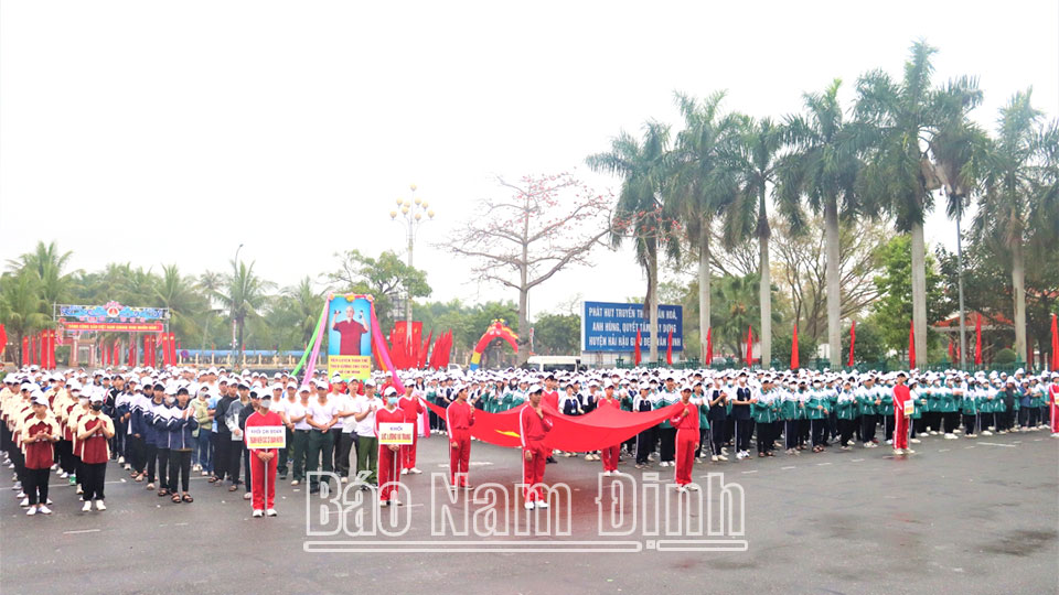 Hải Hậu tổ chức Ngày chạy Olympic vì sức khỏe toàn dân năm 2024