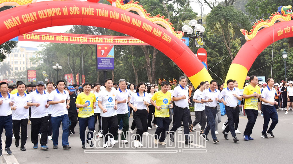 Lễ phát động Ngày chạy Olympic vì sức khỏe toàn dân năm 2024