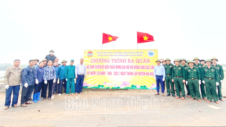 Nông dân Hải Hậutích cực tham gia bảo vệ môi trường