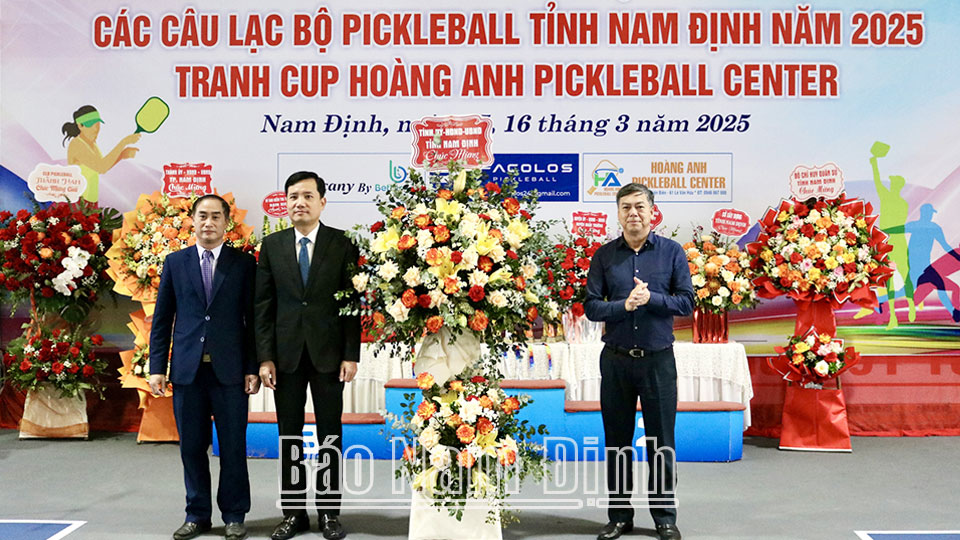 Khai mạc Giải Vô địch các CLB Pickleball tỉnh năm 2025