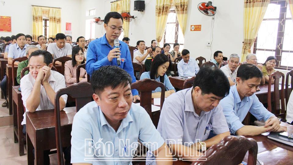 Ý Yên tăng cường đối thoại giữa ngườiđứng đầu cấp ủy, chính quyền với nhân dân