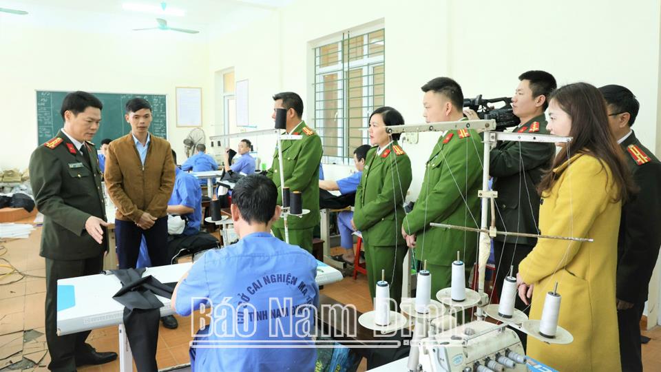 Kiểm tra cơ sở vật chất và hoạt động của Cơ sở cai nghiện ma túy tỉnh