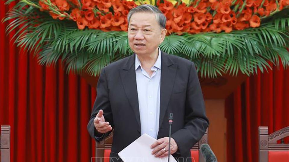 Tổng Bí thư Tô Lâm chủ trì cuộc họp Tiểu ban Văn kiện Đại hội XIV của Đảng