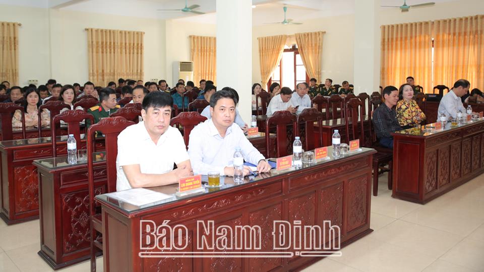 Huyện Nam Trực kỷ niệm 90 năm ngày truyền thống Dân quân tự vệ