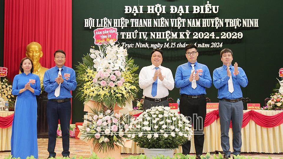 Đại hội đại biểu Hội Liên hiệp Thanh niên huyện Trực Ninh nhiệm kỳ 2024-2029
