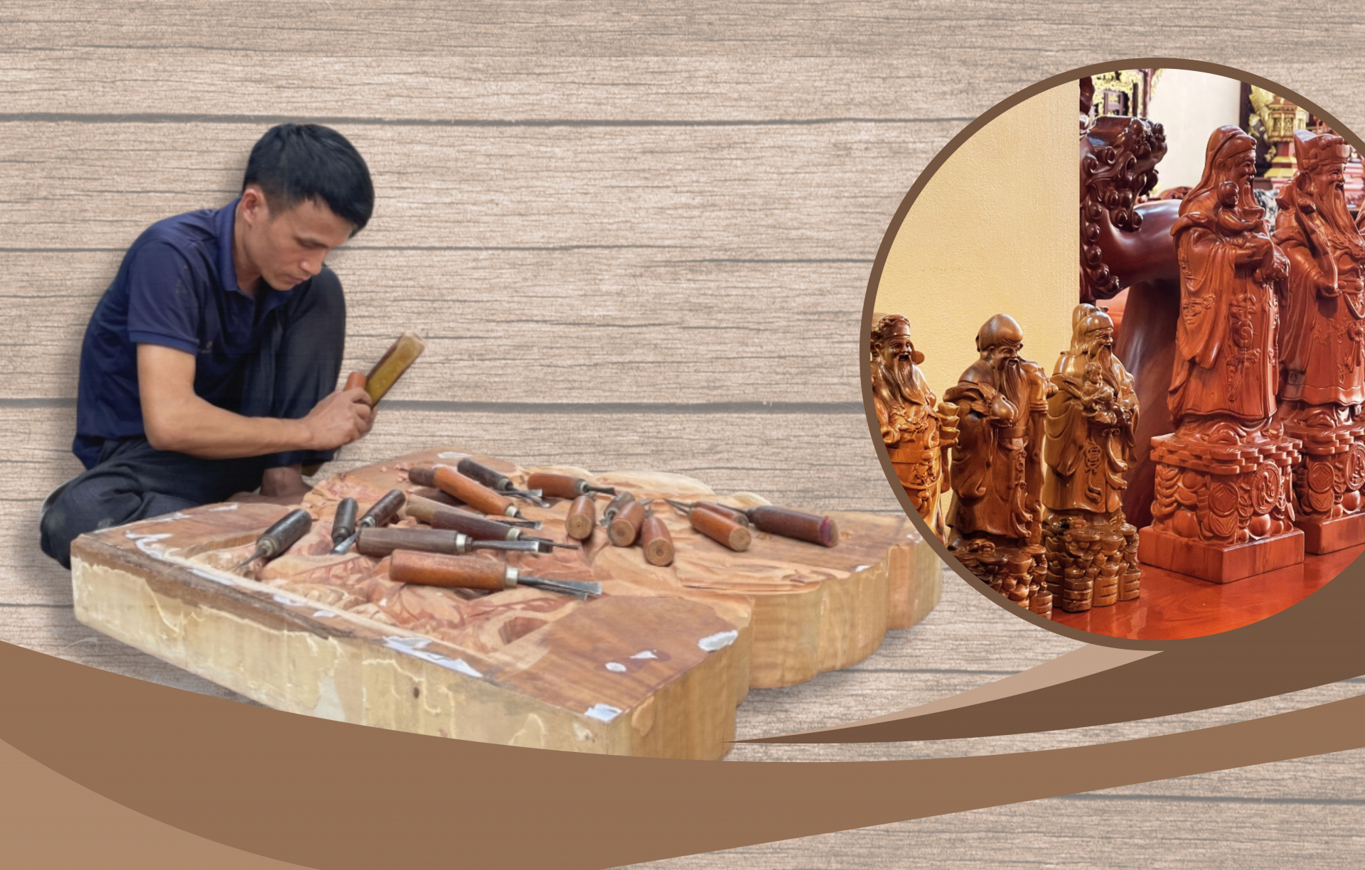 Tinh hoa nghệ thuật chạm khắc gỗ ở Ý Yên