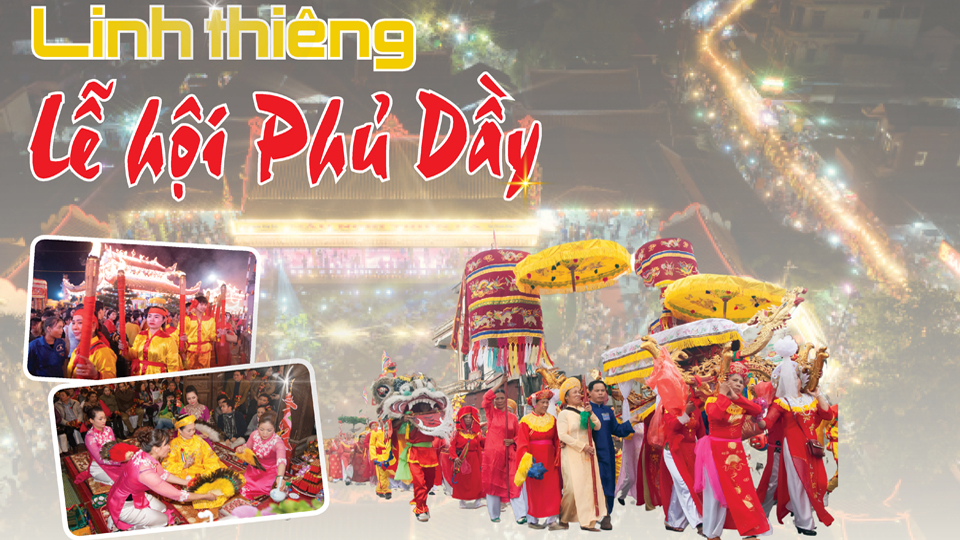 Linh thiêng lễ hội Phủ Dầy