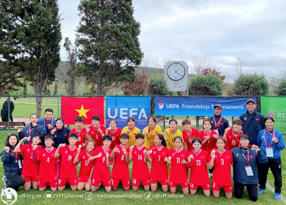 U16 nữ Việt Nam thắng trận đấu cuối cùng tại giải giao hữu quốc tế của UEFA