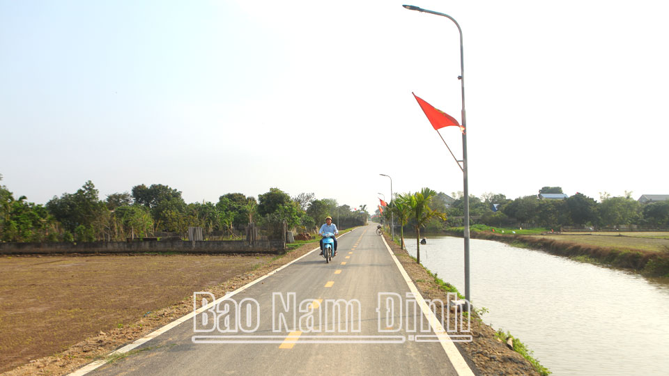 Thị trấn Mỹ Lộc xây dựng đô thị văn minh, hiện đại