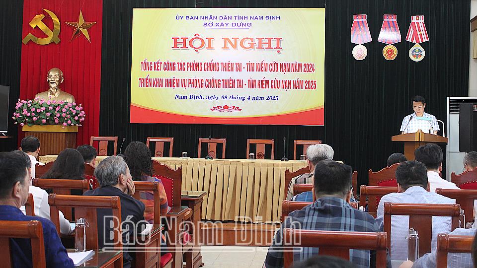 Sở Xây dựng triển khai nhiệm vụ phòng, chống thiên tai năm 2025